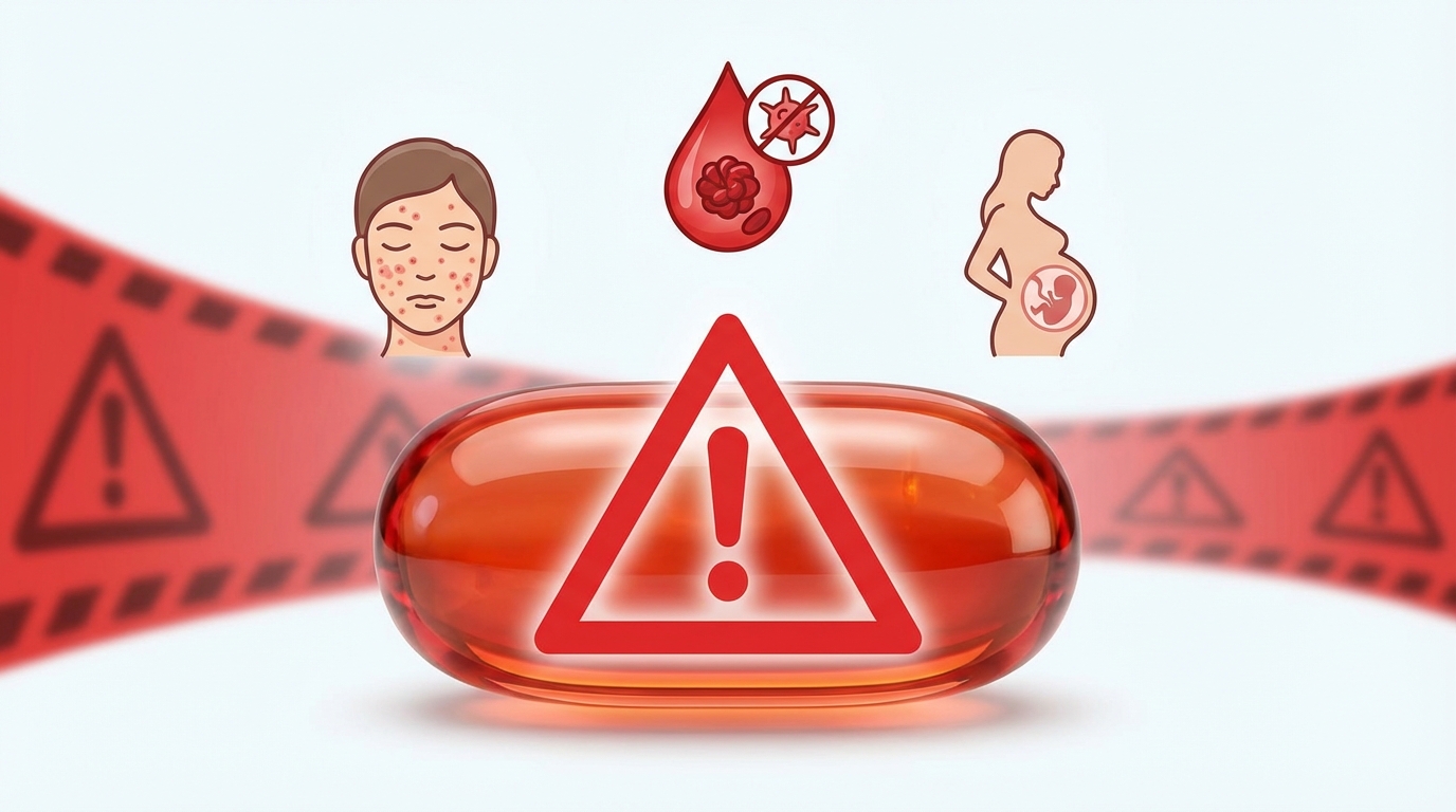 크릴오일 부작용 경고