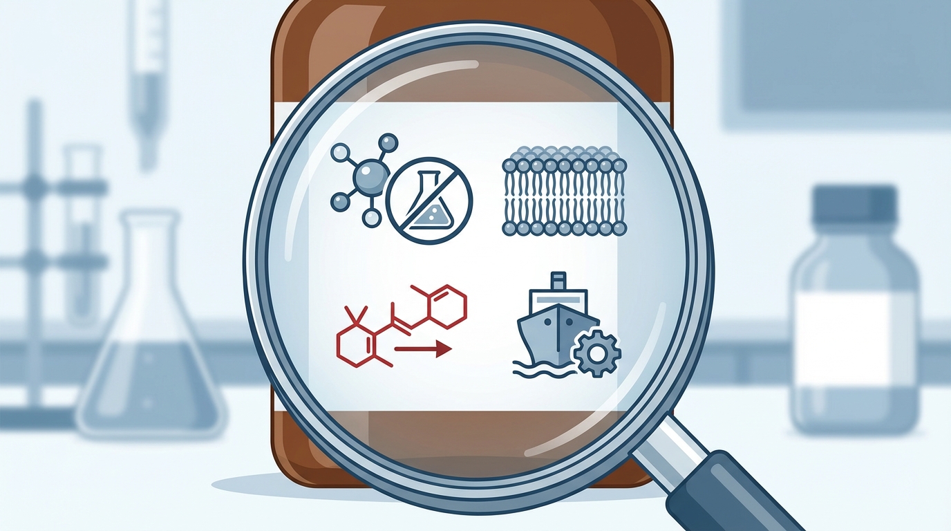 크릴오일 라벨 확인사항