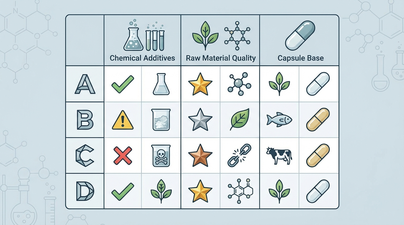 비타민 B 컴플렉스 제품 비교
