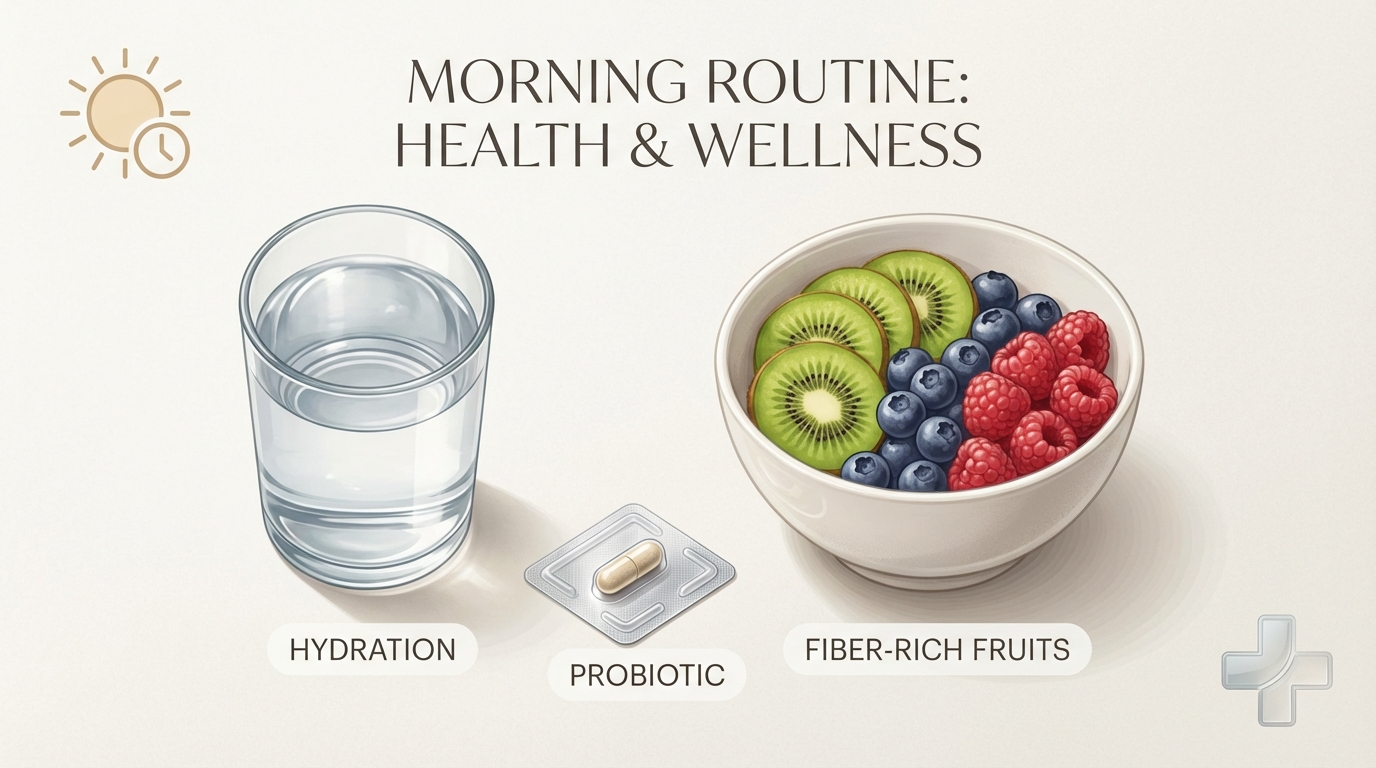 유산균 복용을 위한 최적의 아침 루틴